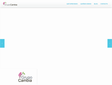 Tablet Screenshot of grupocambia.com